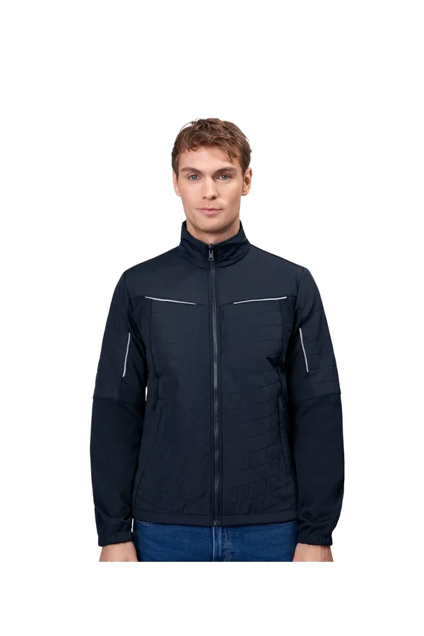 Zip-n-Mix Jacke | Hybrid Navy