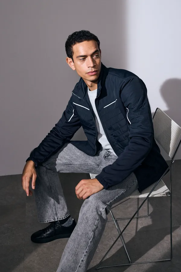 Zip-n-Mix Jacke | Hybrid Navy