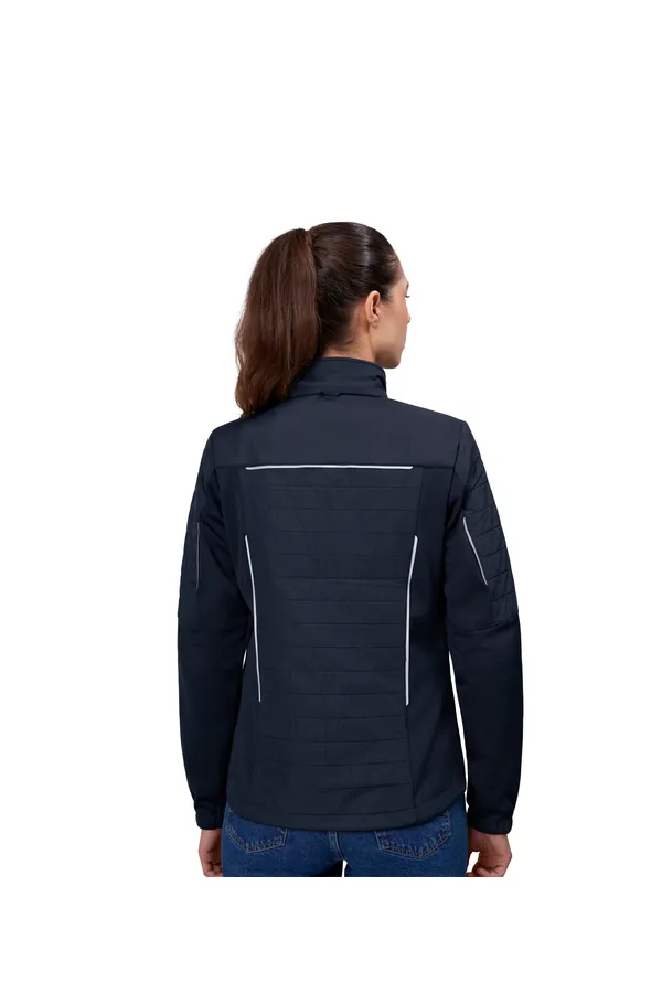 Zip-n-Mix Jacke | Hybrid | Damen Navy