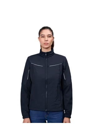 Zip-n-Mix Jacke | Hybrid | Damen Navy