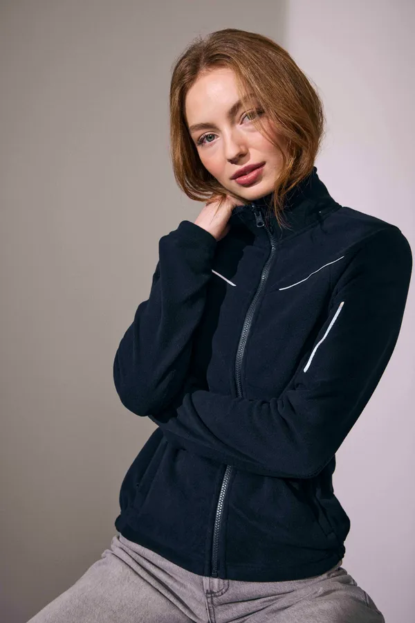 Zip-n-Mix Microfleece | Reflex | Damen Navy