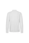 Langarm Poloshirt | Stretch Weiss