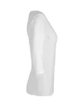 Stretch T-Shirt | ¾ Ärmel | Damen Weiss