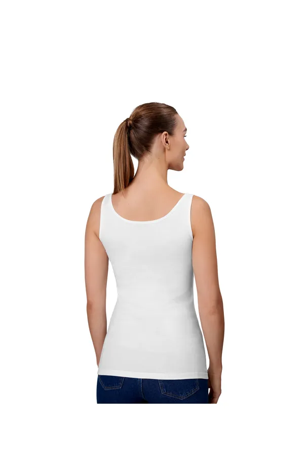 Tanktop | Stretch | Damen Weiss