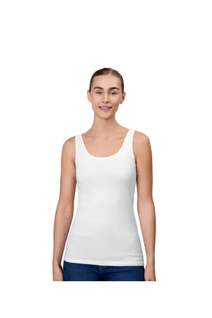 Tanktop | Stretch | Damen Weiss