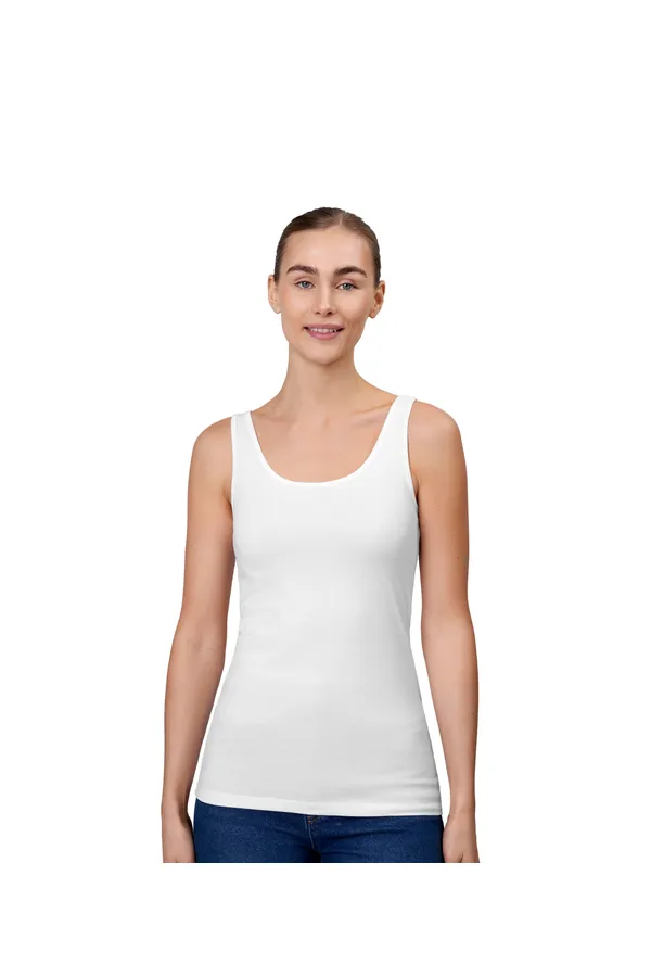Tanktop | Stretch | Damen Weiss