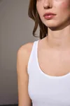 Tanktop | Stretch | Damen Weiss