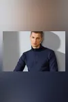 PRO Wear CARE Cardigan | ungebürstet | ¼ Zip Navy