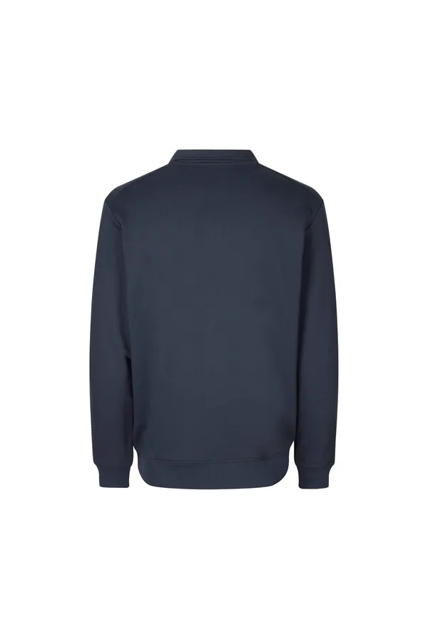 PRO Wear CARE Cardigan | ungebürstet | ¼ Zip Navy