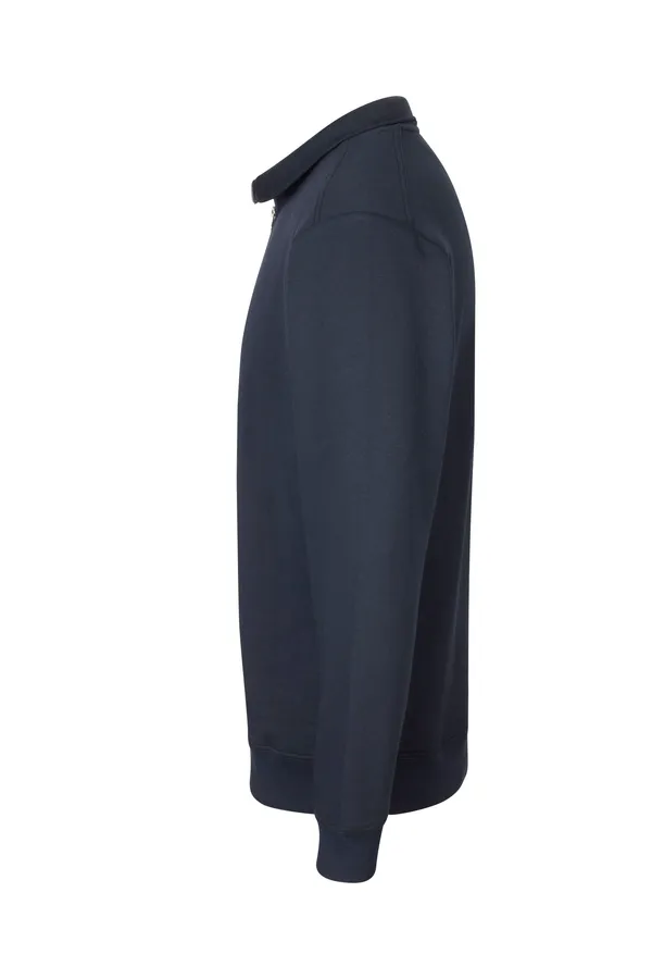 PRO Wear CARE Cardigan | ungebürstet | ¼ Zip Navy