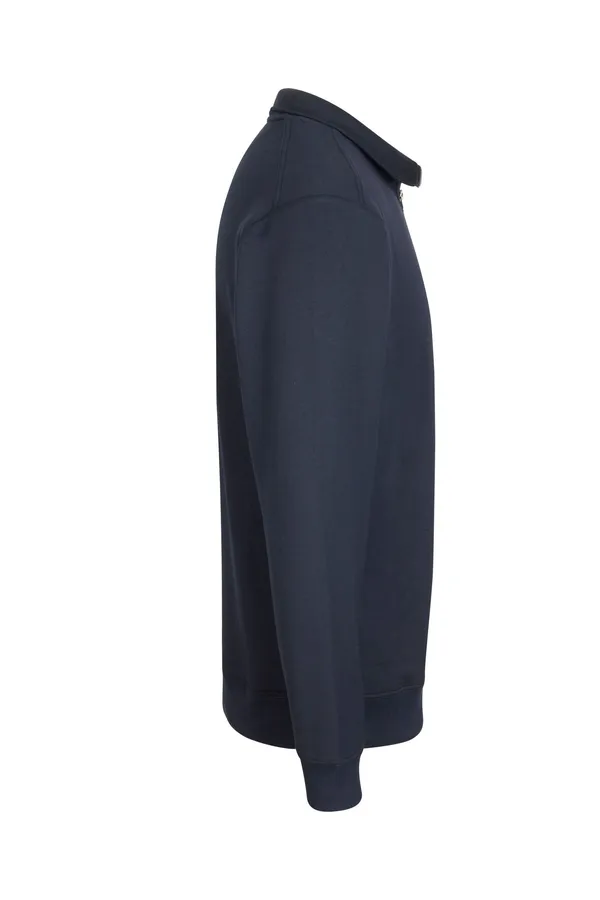 PRO Wear CARE Cardigan | ungebürstet | ¼ Zip Navy