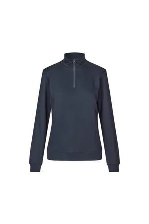 PRO Wear CARE Cardigan | ungebürstet | ¼ Zip | Damen Navy