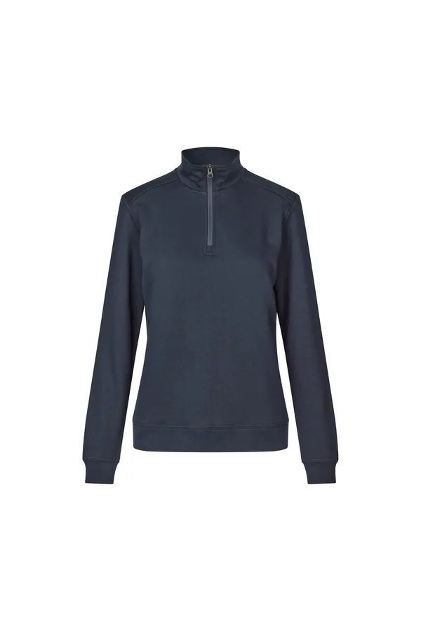 PRO Wear CARE Cardigan | ungebürstet | ¼ Zip | Damen Navy