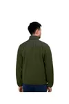 Fleecejacke | eingefasst Oliv