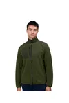 Fleecejacke | eingefasst Oliv