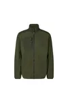 Fleecejacke | eingefasst Oliv
