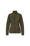 Fleecejacke | eingesfasst | Damen Oliv