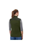 Fleeceweste | eingefasst | Damen Oliv