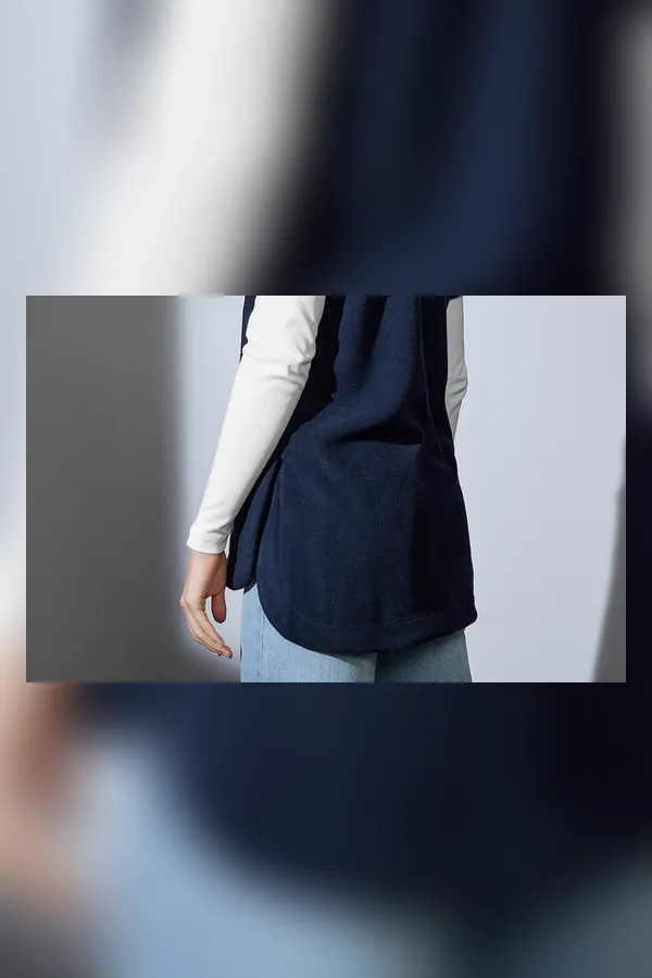Fleece Tunika | unisex Navy