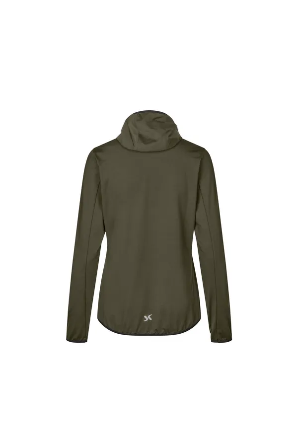 GEYSER stretch hoodie | Damen Oliv