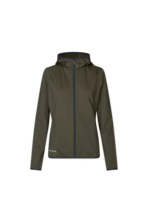 GEYSER stretch hoodie | Damen Oliv