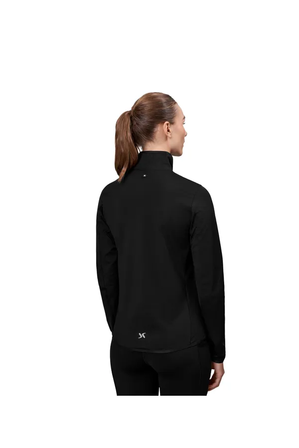 GEYSER stretch trainer | ¼ zip | Damen Schwarz