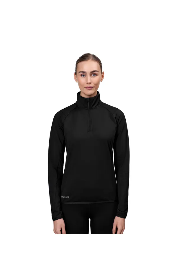 GEYSER stretch trainer | ¼ zip | Damen Schwarz