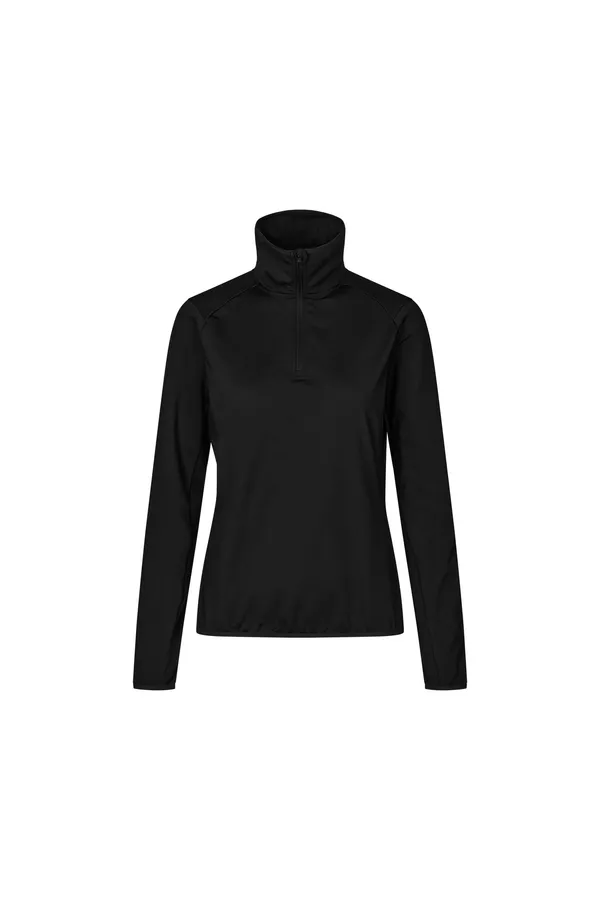 GEYSER stretch trainer | ¼ zip | Damen Schwarz