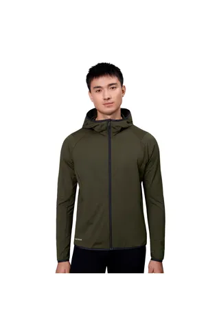 GEYSER stretch hoodie Oliv