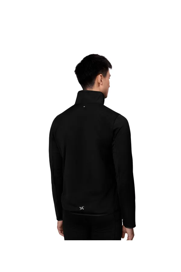 GEYSER stretch trainer | ¼ zip Schwarz