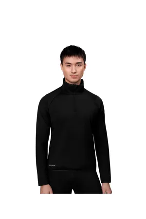 GEYSER stretch trainer | ¼ zip Schwarz