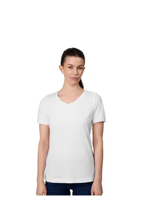 PRO Wear CARE T-Shirt | V-Ausschnitt | Damen Weiss