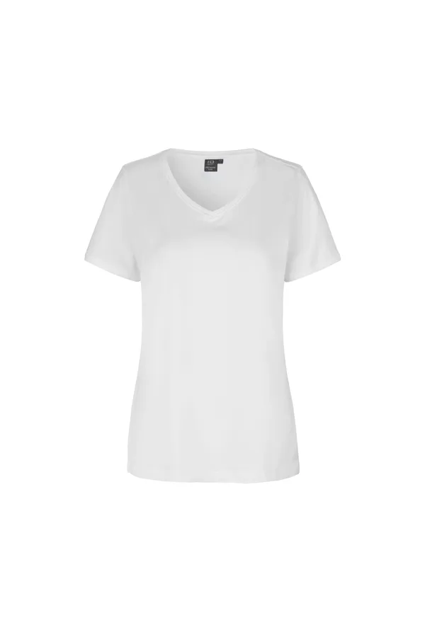 PRO Wear CARE T-Shirt | V-Ausschnitt | Damen Weiss