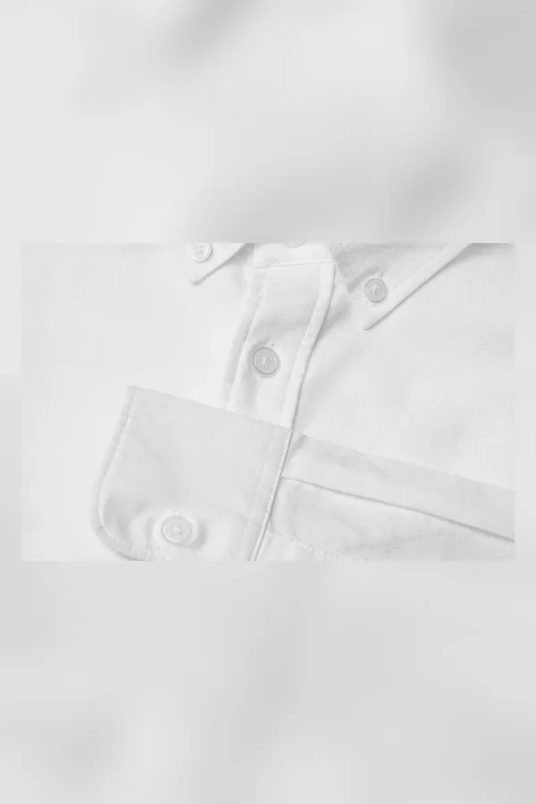 SEVEN SEAS Oxford | slim Weiss