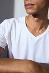 PRO Wear CARE T-Shirt | V-Ausschnitt Weiss