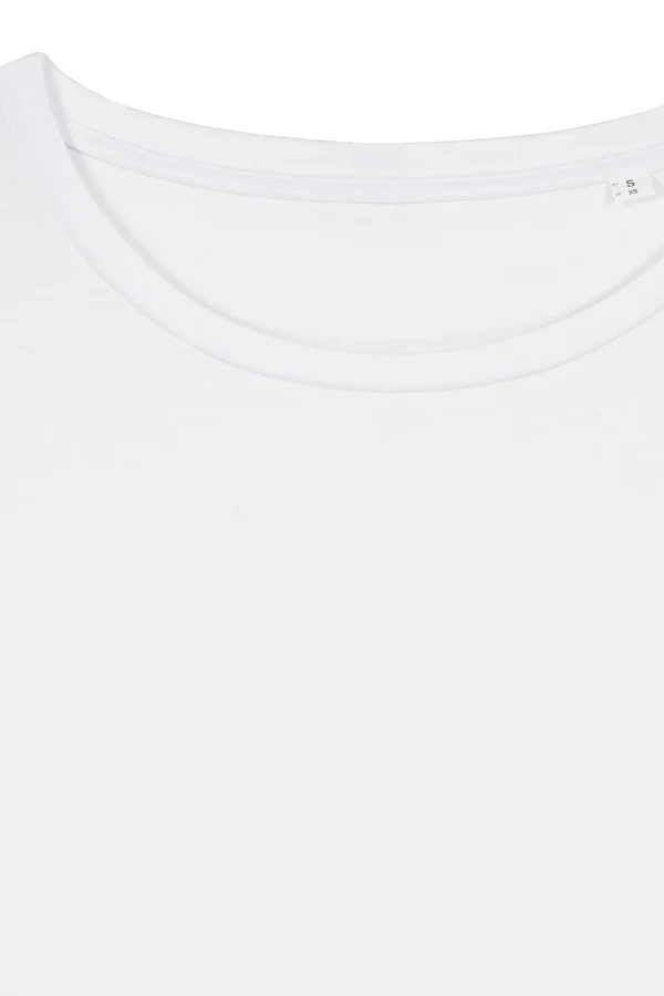 Das Damen-T-Shirt mit weitem Rundhalsausschnitt