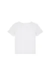 Das Damen-T-Shirt mit weitem Rundhalsausschnitt