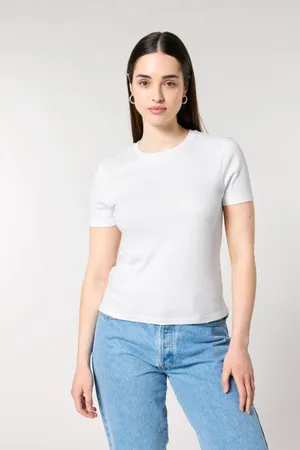 Das kurze Fitted Damen-T-Shirt