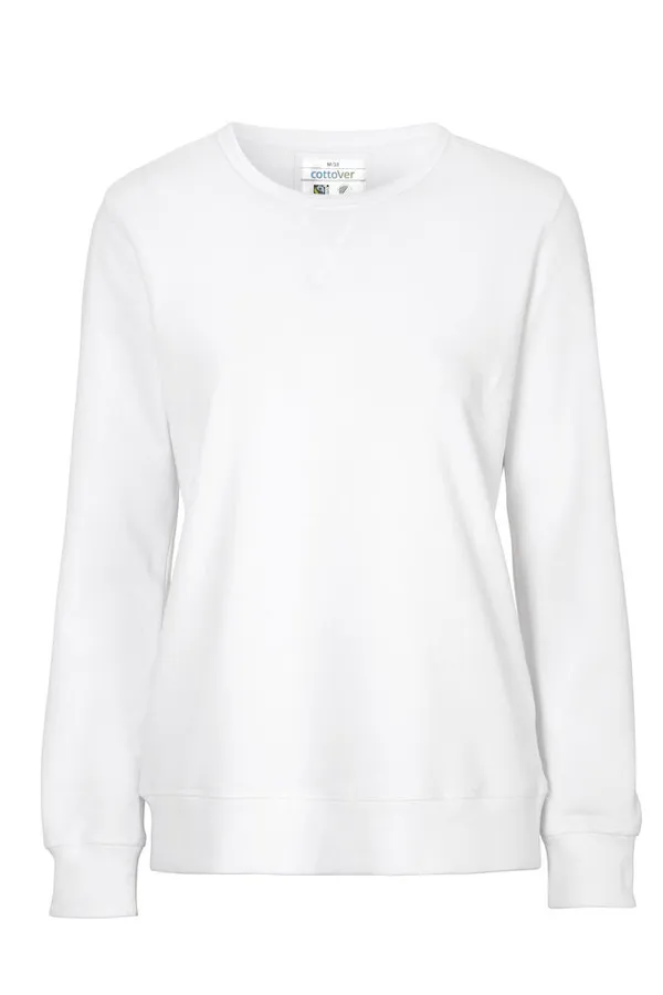 SWEATER CREW NECK LADY - GOTS GECERTIFICEERD