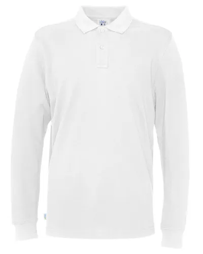 POLO PIQUE LONG SLEEVE MAN - GOTS GECERTIFICEERD