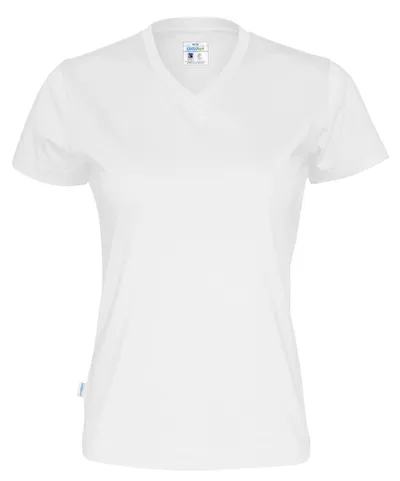 T-SHIRT V-NECK LADY - GOTS GECERTIFICEERD