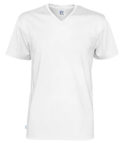 T-SHIRT V-NECK MAN - GOTS GECERTIFICEERD