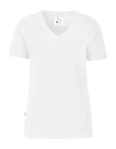 STRETCH V-NECK LADY - GOTS GECERTIFICEERD