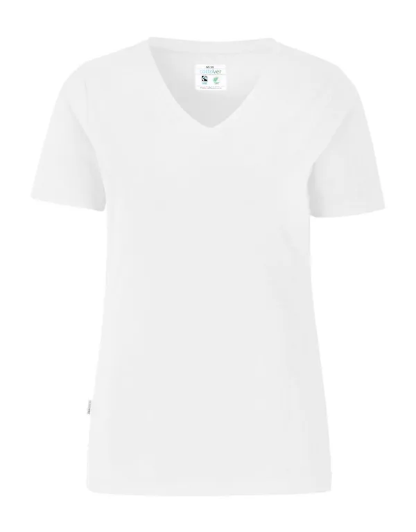 STRETCH V-NECK LADY - GOTS GECERTIFICEERD