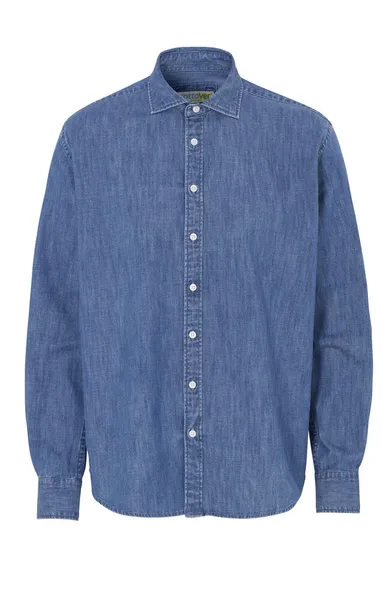 DENIM SHIRT COMFORT MAN - GOTS GECERTIFICEERD