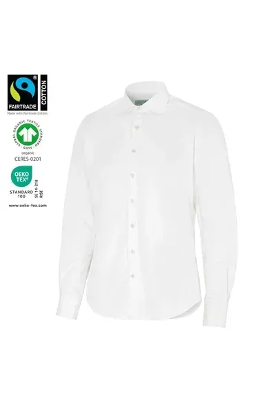 SHIRT TWILL SLIM FIT MAN - GOTS GECERTIFICEERD