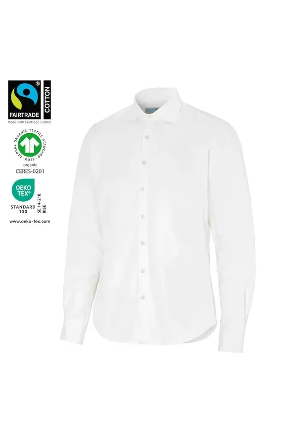 SHIRT TWILL SLIM FIT MAN - GOTS GECERTIFICEERD