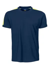 2019 T-SHIRT MET FLUO INZETSTUKKEN