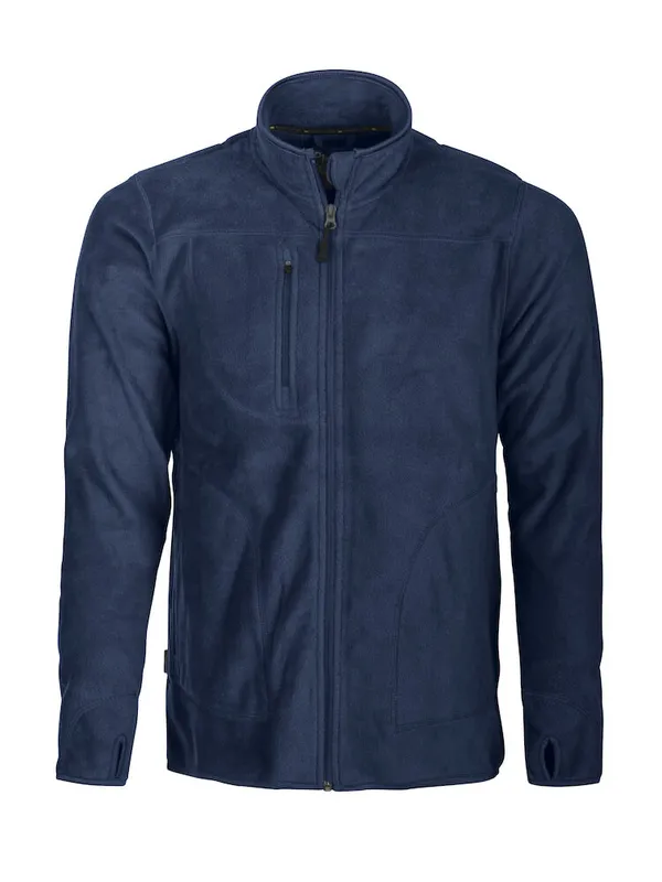 2318 FLEECE MET LANGE RITSSLUITING