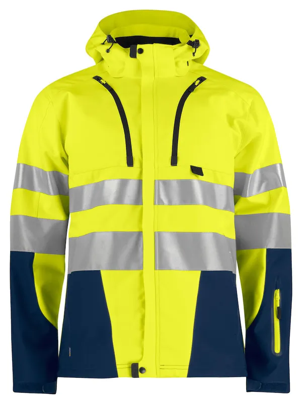 6419 ONGEVOERDE SIGNALISATIESOFTSHELL EN ISO 20471 KLASSE 3